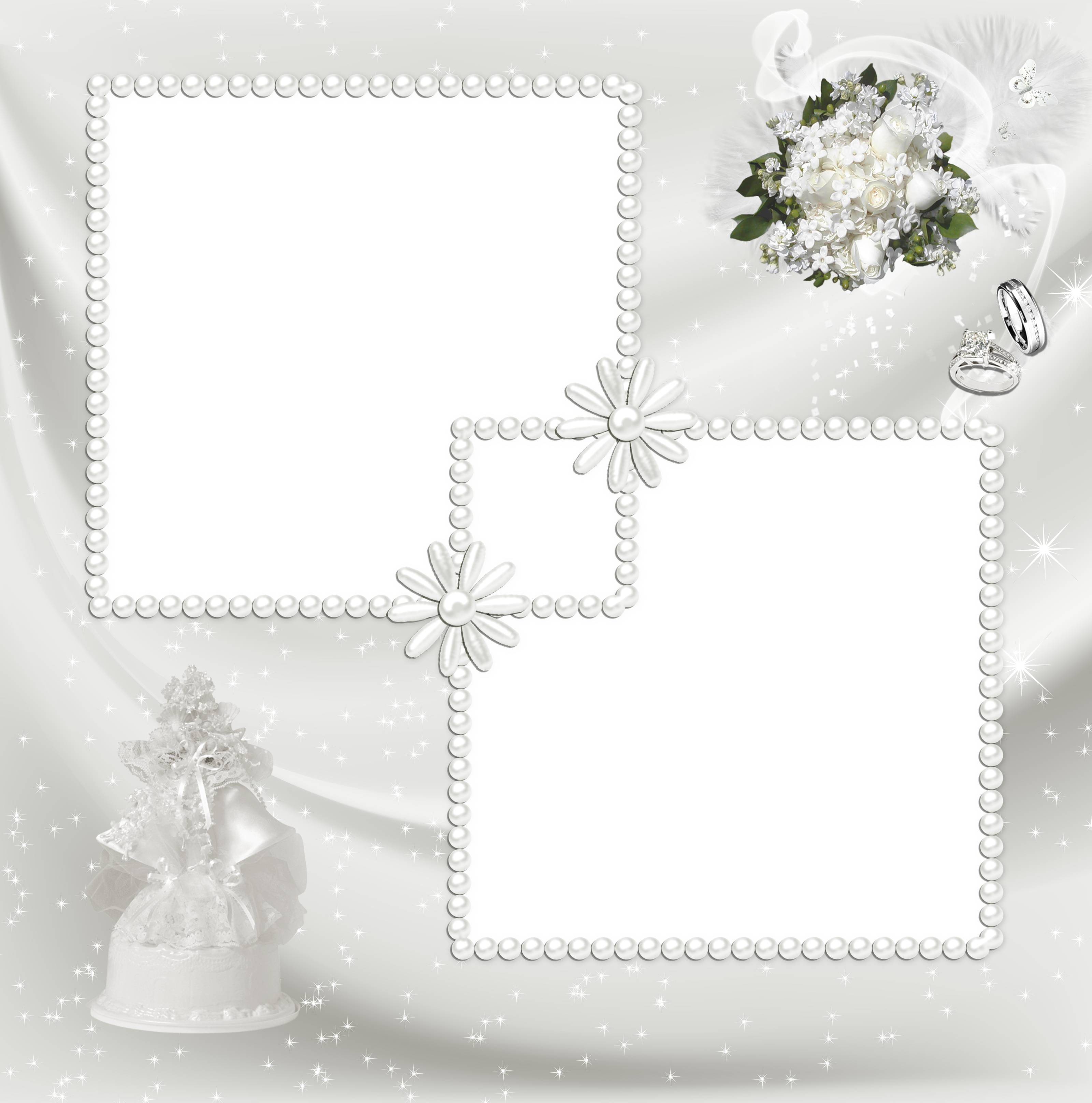 Picture Frame (3200x3233), Png Download
