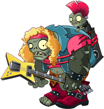 Share This Image - Pvz 2 Hair Metal Gargantuar (410x480), Png Download