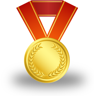 Medalla - Medal Clip Art (350x352), Png Download