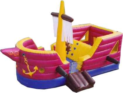 Pirate Ship - Pirate Ship Inflatable (450x333), Png Download