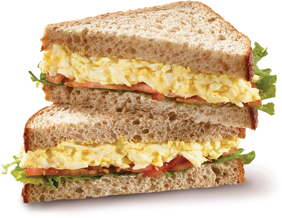 Egg Salad White - Egg Sandwich (742x490), Png Download