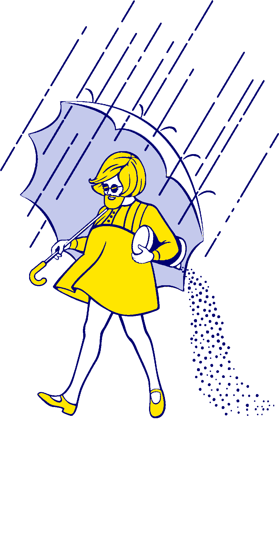 Morton's Salt Paul - Morton Salt Girl (1154x2000), Png Download