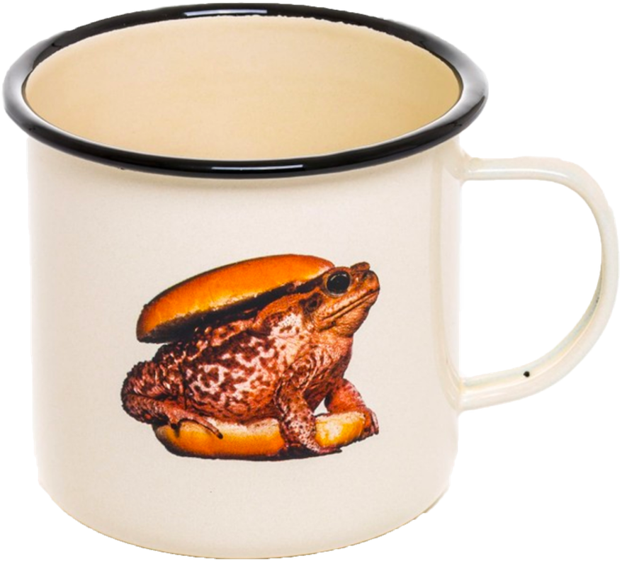 Seletti Tea & Coffee - Toiletpaper Mug 'toad' (960x865), Png Download