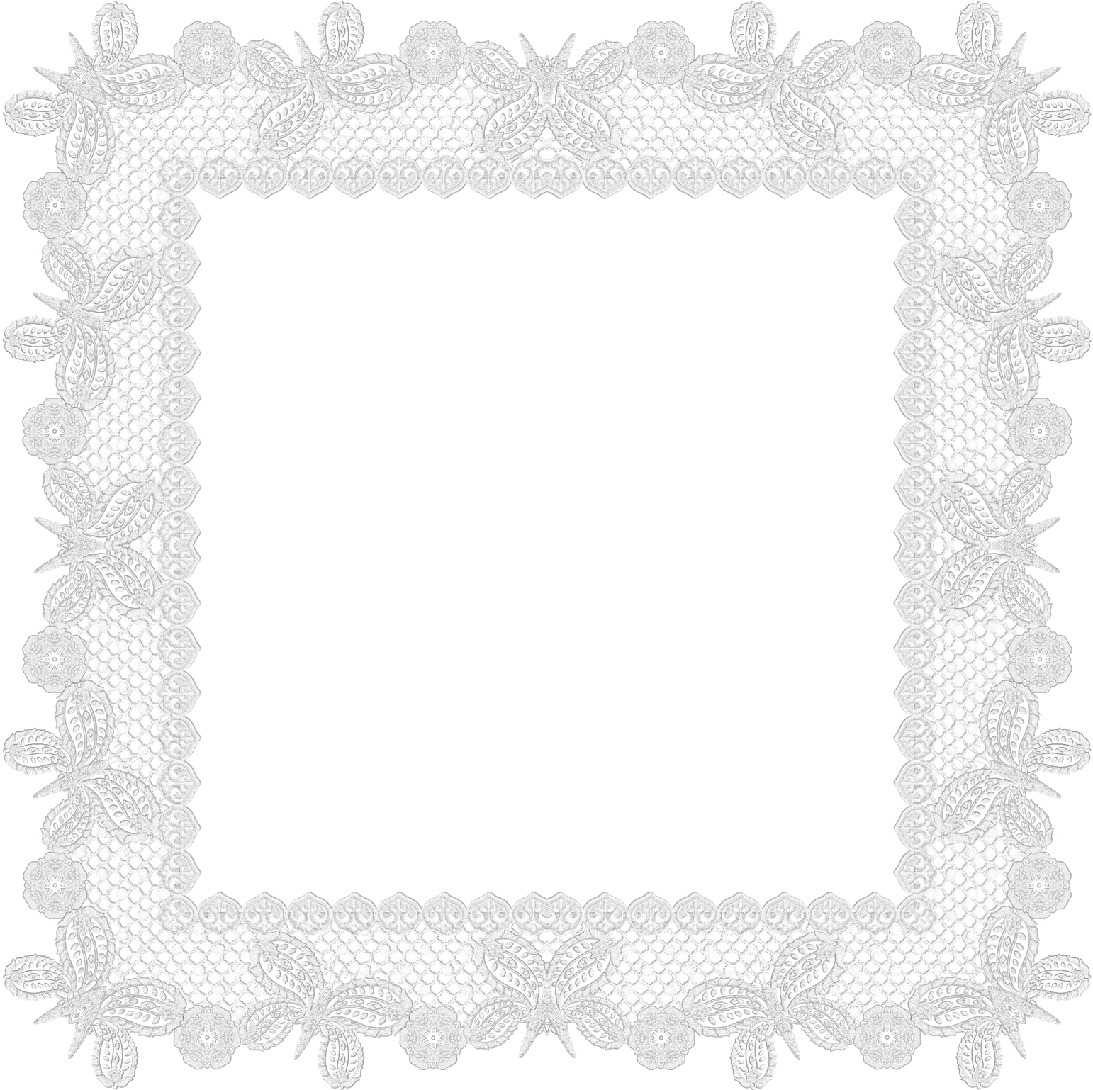 Free Frames And Borders Png - Symmetry (1600x1537), Png Download