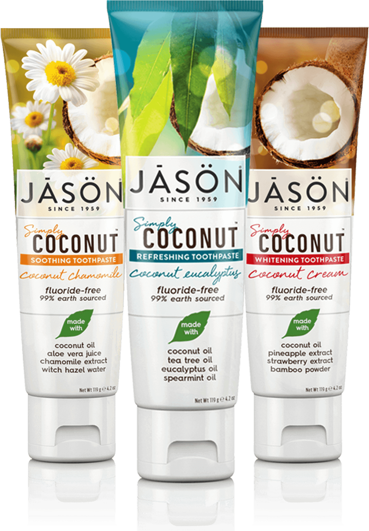 Download Coconut Oral Care Jason Simply Coconut Whitening Toothpaste