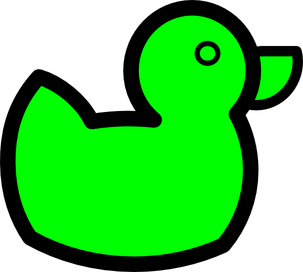 How To Set Use Green Duck Clipart (600x539), Png Download