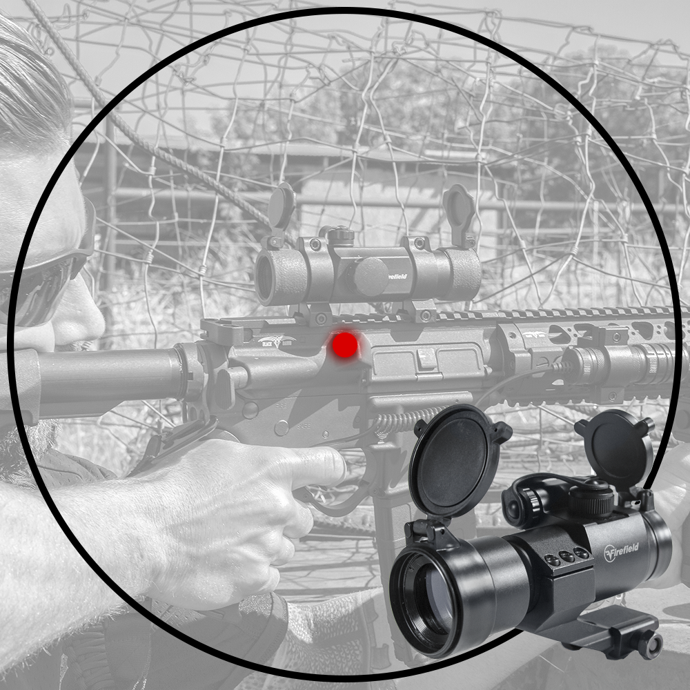 An Improvement Form Iron Sights, Firefield Red Dot - Firefield Agility 1x25 Dot Sight With Multi-dot Reticle (1000x1000), Png Download