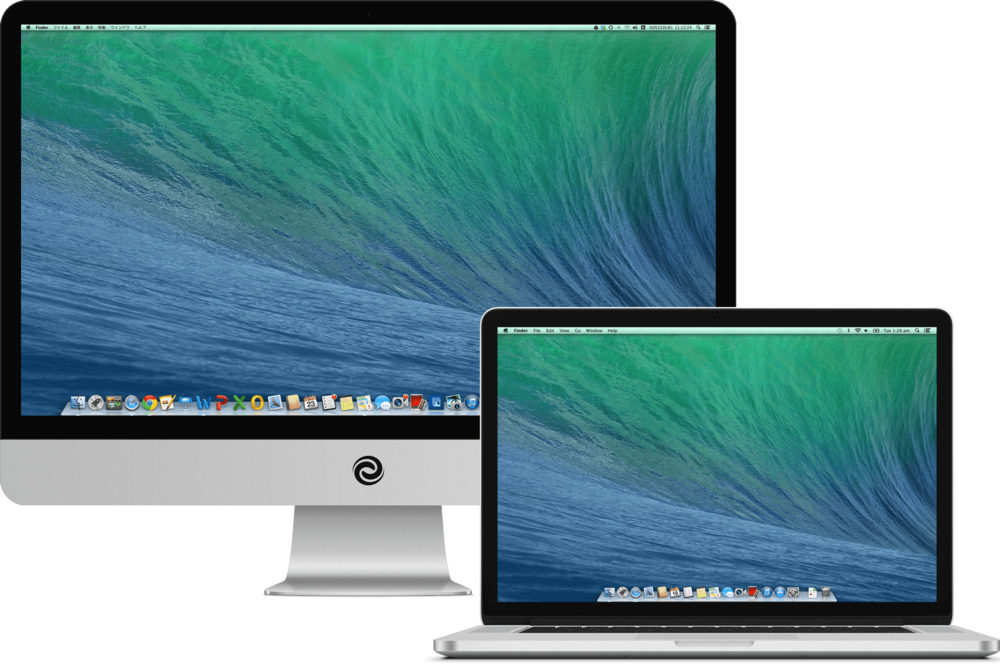 Imac Macbook Mavericks (1000x664), Png Download