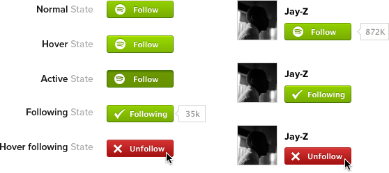 Boton Seguir Spotify (558x249), Png Download