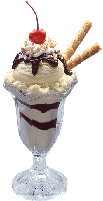~h-rated With Dragmirejr And Sayan~ - Ice Cream Sundae Png (826x1600), Png Download
