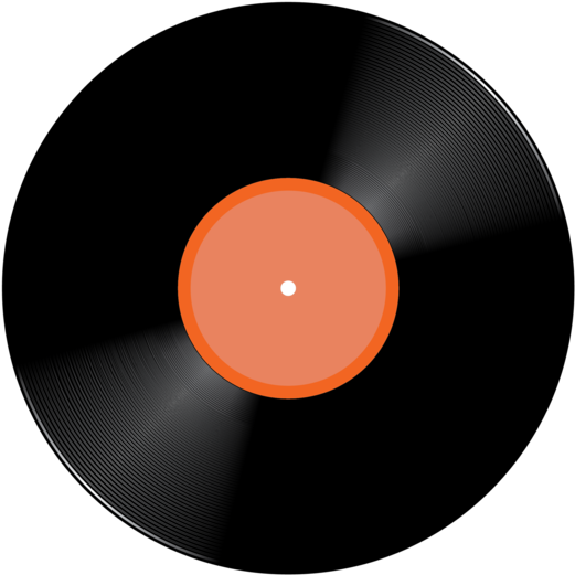 Record - Phonograph Record (1000x560), Png Download