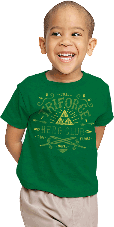 Triforce Hero Club - T-shirt (800x800), Png Download