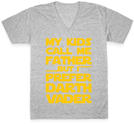My Kids Call Me Father But I Prefer Darth Vader V-neck - Benzene Ring (484x484), Png Download