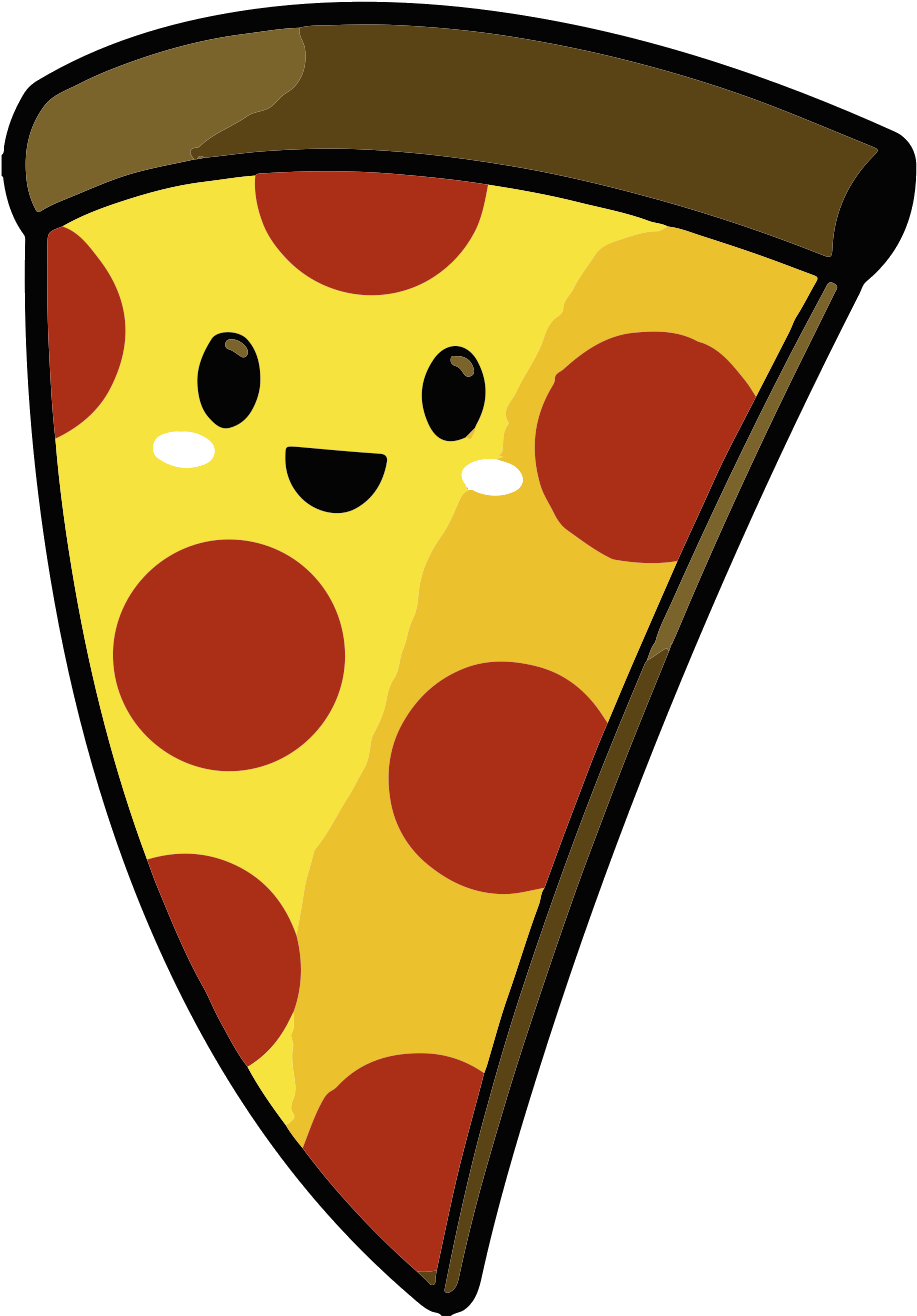 Discord Bot - Pizza Kawaii (1844x1924), Png Download
