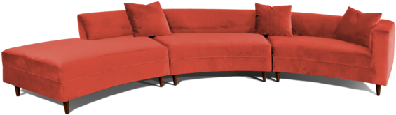 Decenni Curva Sectional Sofa Cosmic Curva (600x400), Png Download