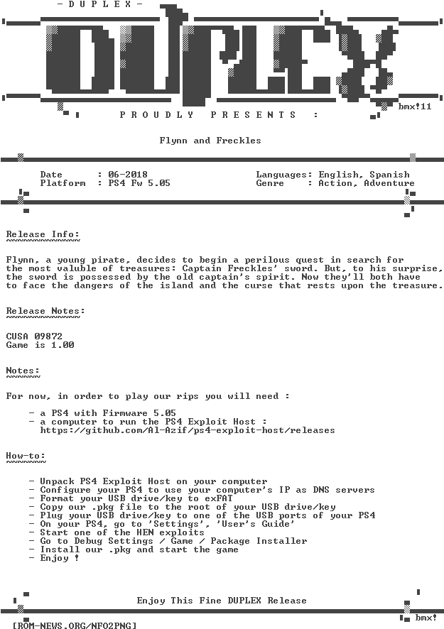 Freckles - Ps4-duplex - - Playstation 4 (632x900), Png Download