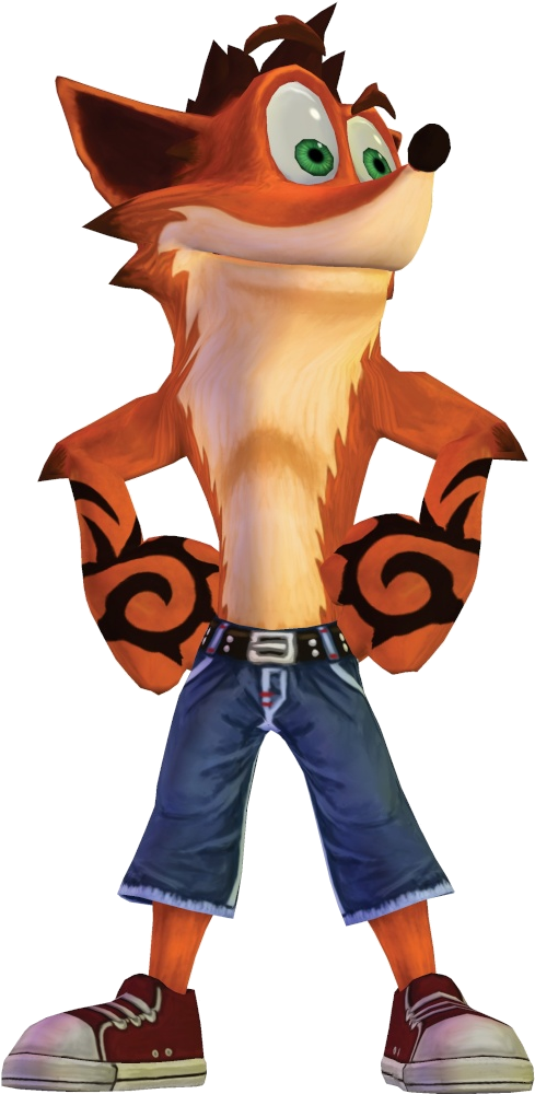 Titans Crash Bandicoot - Crash Bandicoot Titans (499x1007), Png Download