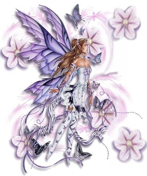 Fairy Tattoos Png Photo - Fairies With Butterfly Wings (500x600), Png Download