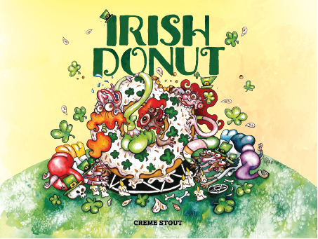Irish-donut (453x341), Png Download