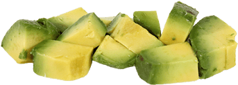 California Chicken & Avocado Flatbread - Avocado Diced Png (400x400), Png Download