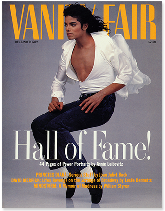 Michael Jackson's 1989 Cover, Shot By Annie Leibovitz - Annie Leibovitz Vanity Fair Michael Jackson (640x434), Png Download