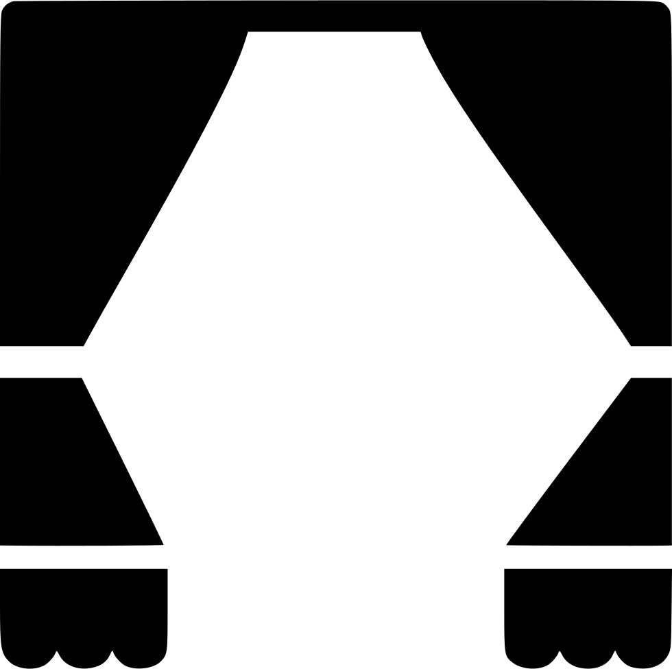 Curtain Comments - Curtain Icon Free (980x976), Png Download