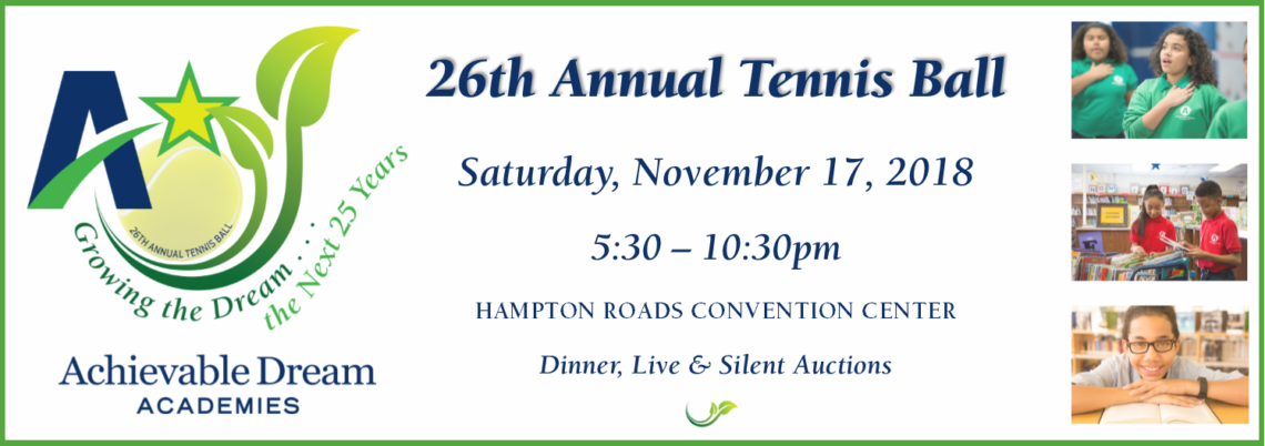 Experience One Of The Best Charity Events In Southeast - Achievable Dream (1140x402), Png Download
