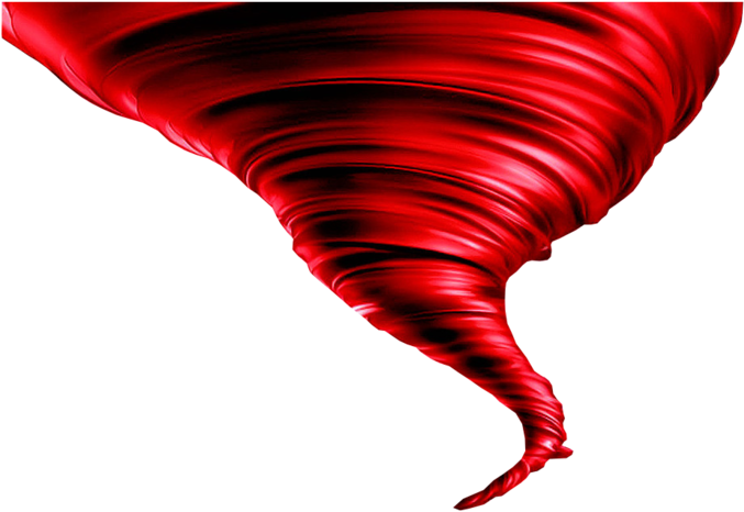 Red Tornado - Red Tornado Png (1000x562), Png Download