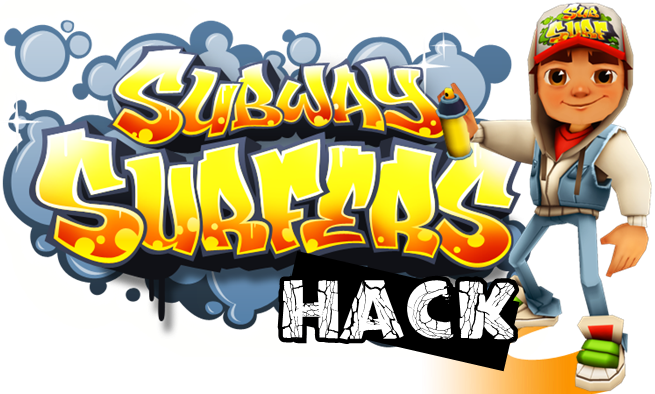 Download Subway Surfers Free - Subway Surfers Hack (655x394), Png Download