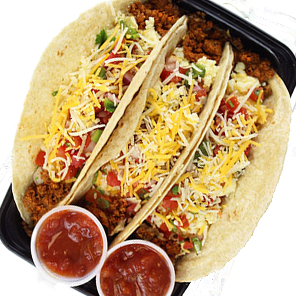 Seasoned Turkey Soft Tacos - Korean Taco (600x600), Png Download