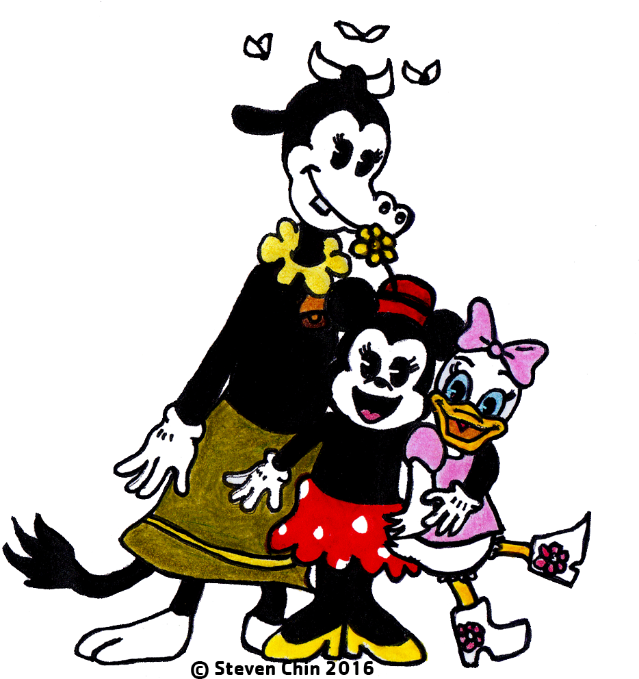 Clarabelle Cow Png Free Download - Clarabelle Cow (936x1000), Png Download