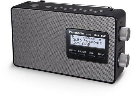 Dab & Dab Compatible Radio Rf-d10gn - Panasonic Radio Rf-d 10 Eg-k (561x455), Png Download