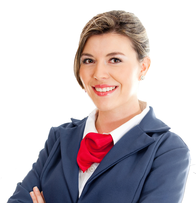 Flight Attendant Png Clipart - Flight Attendant (658x650), Png Download