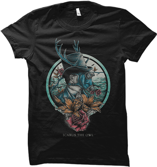 Gas Mask T-shirt - Panic At The Disco Too Weird To Live, Too Rare To Die (600x600), Png Download