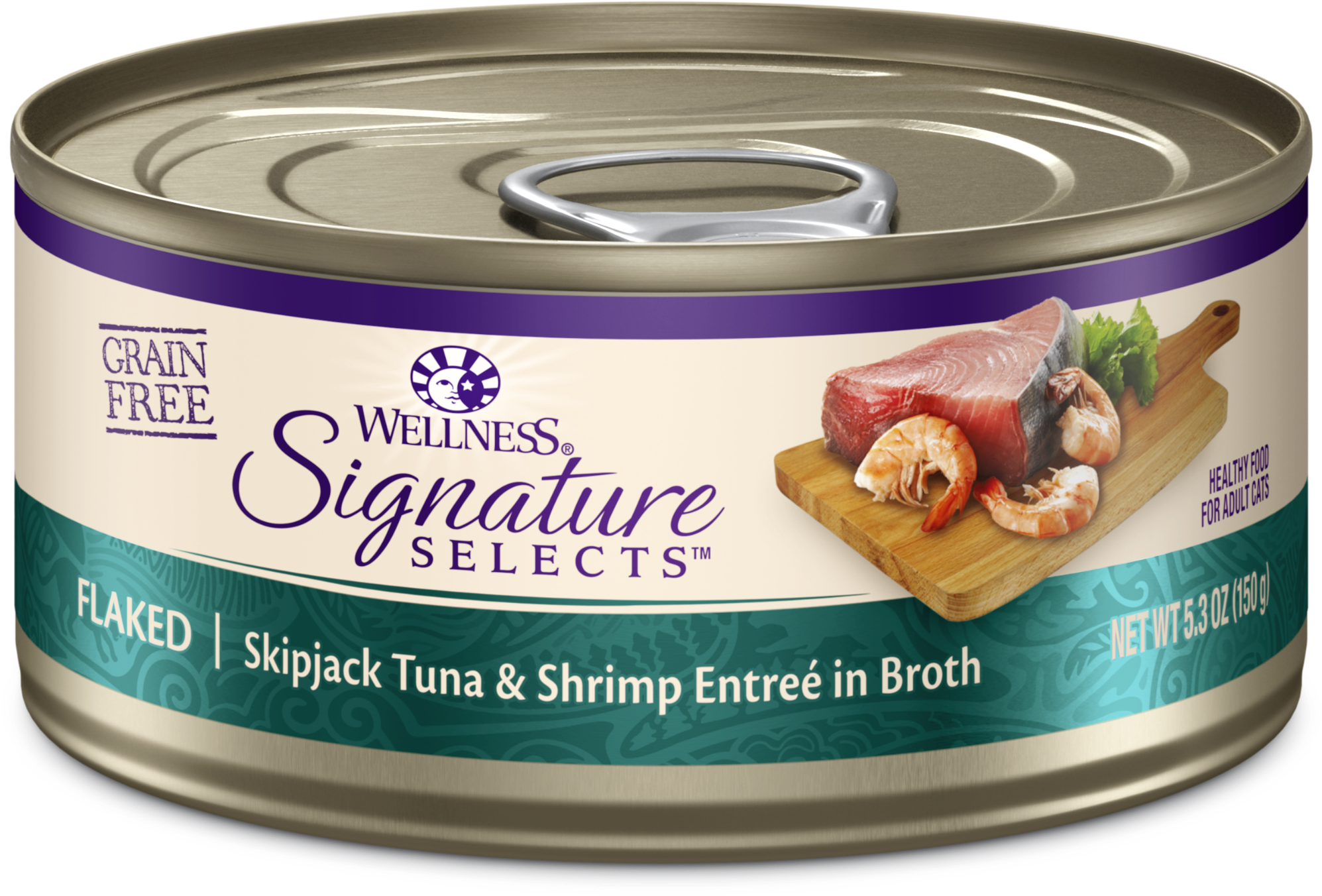 Signature Selects Flaked Tuna And Shrimp - Wellness Core Signature Selects Grain Free Flaked Skipjack (2000x2000), Png Download