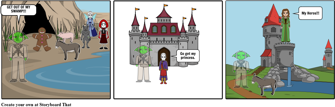 Shrek - Cartoon (1164x385), Png Download
