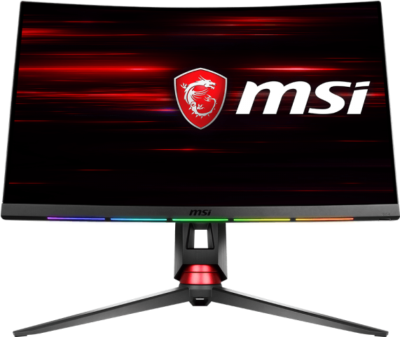 27" Series Monitor Optix Mpg27c - Msi Optix Mpg27c Freesync (600x480), Png Download