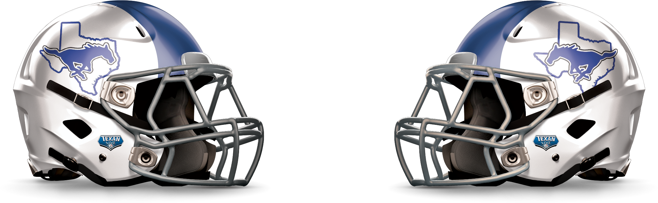 Katy Taylor Football Helmet 2018 - Wisdom High School Helmet (2539x1222), Png Download