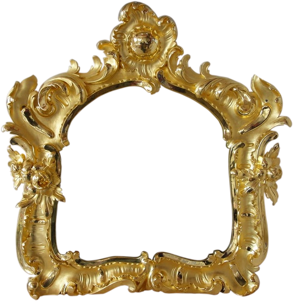 Golden Frame - Fotolijst Goud Png (1280x1243), Png Download