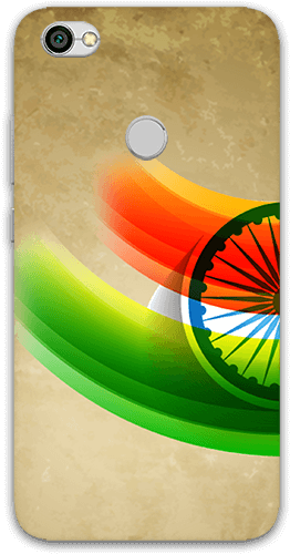 India Tricolor With Ashok Chakra Redmi Y1 Mobile Back - Mobile Phone Case (600x600), Png Download