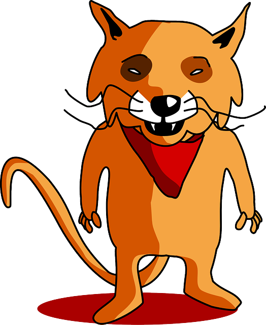 Fox, Smart, Clever, Animal, Cartoon, Zorro - Fox Animal Cartoon (524x640), Png Download
