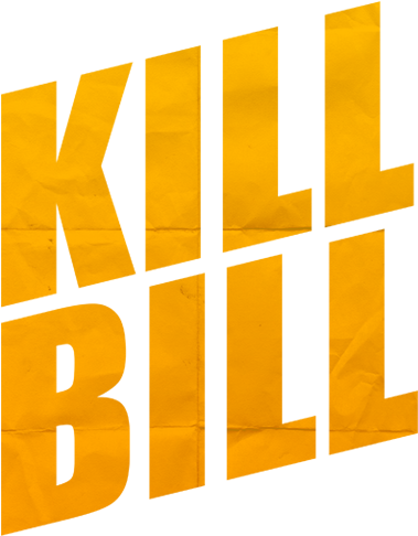 Kill Bill Poster's Done For My A-level Art Course - Kill Bill Logo Png (500x500), Png Download