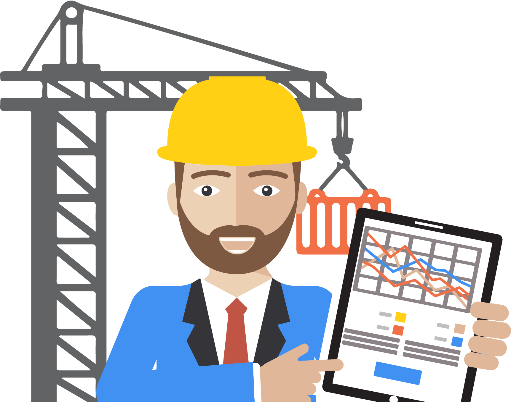 Create Mobile Forms For Construction Industry - Mobile For Construction Png (1750x1750), Png Download