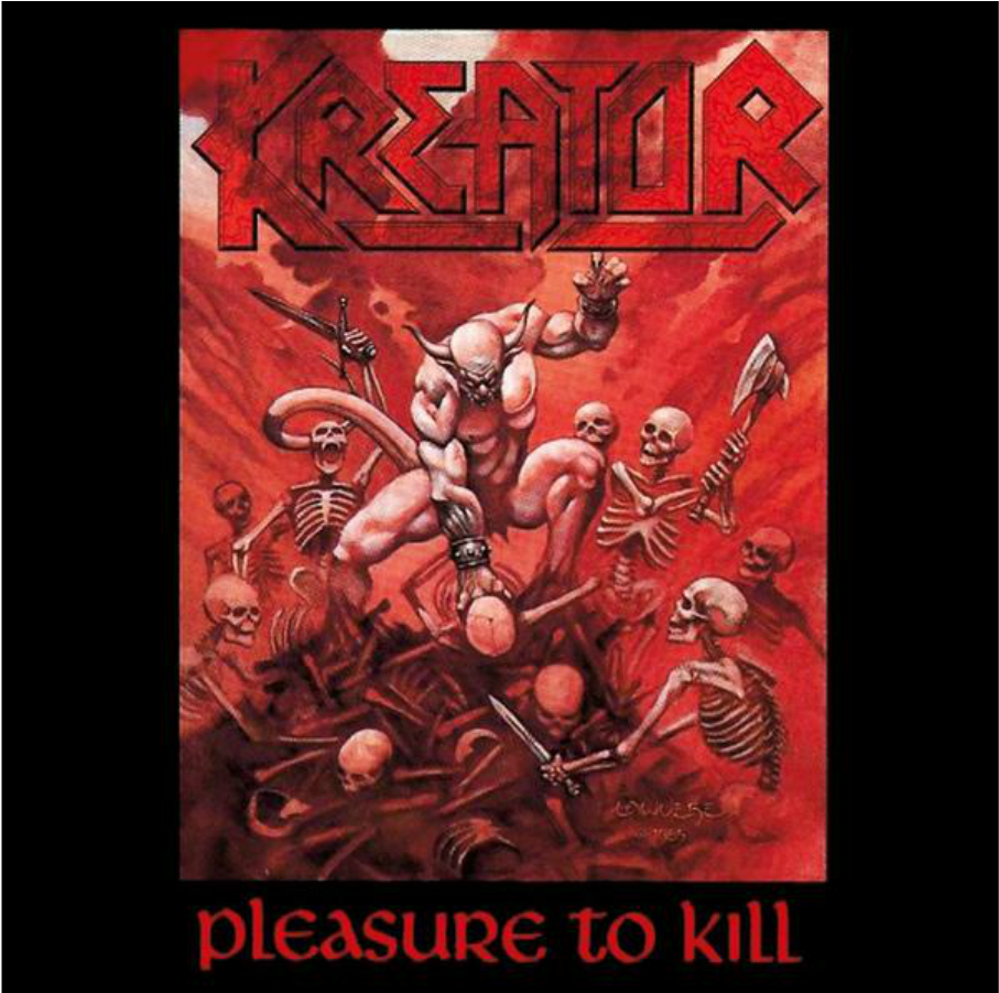 I Try To Split These Mmmm Posts Evenly Between Black, - Kreator Pleasure To Kill Jacket (1200x900), Png Download