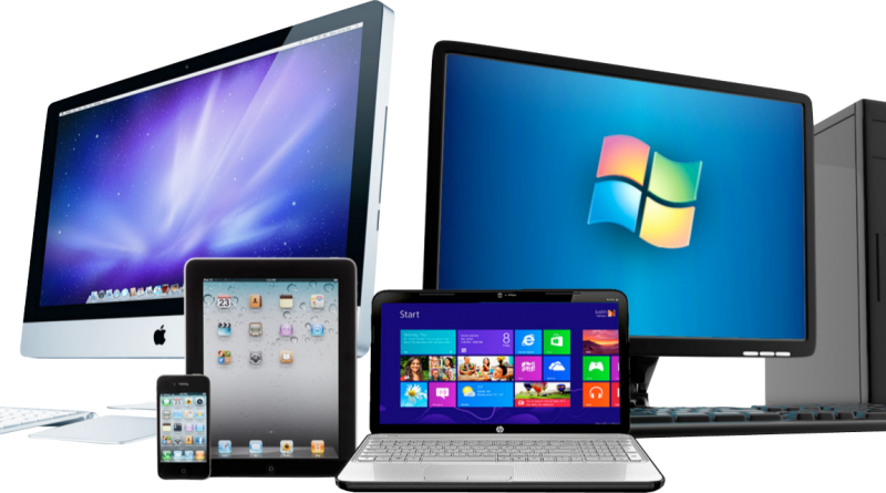 Cell Phone Repair Davie - Computer And Laptop Png (800x445), Png Download