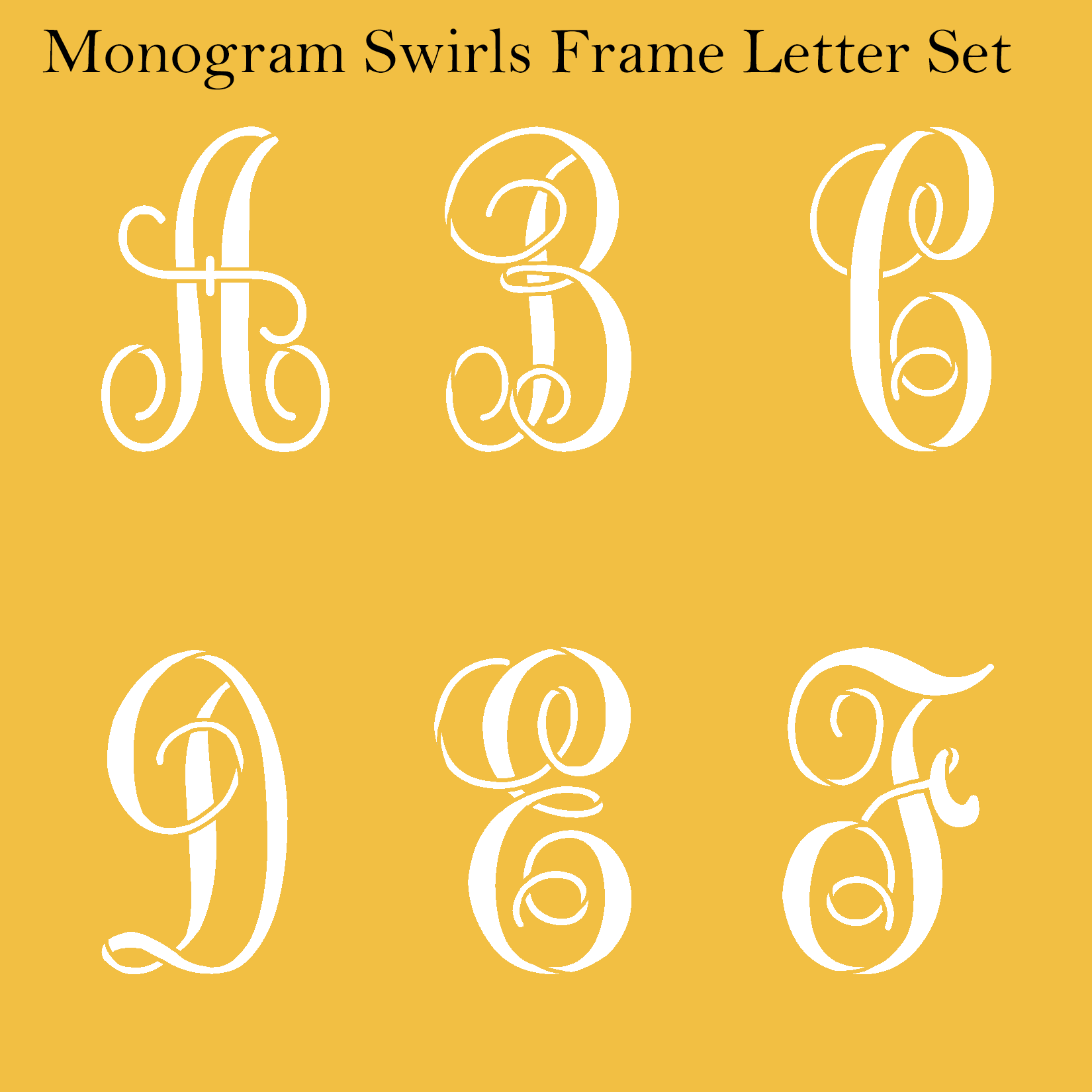 S131465399782554254 P2326 I2 W1650 - Alphabet Garden Designs Chic Interlock Monogram Personalized (1650x1650), Png Download