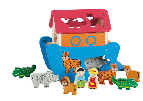 "noah's Ark" Wooden Puzzle - Arche De Noe En Bois (500x500), Png Download