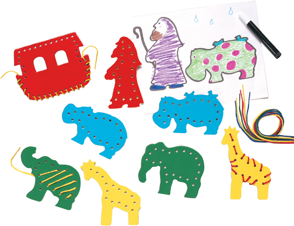 Lauri Logo - Lacing & Tracing - Noah's Ark Set By Lauri (1000x1000), Png Download