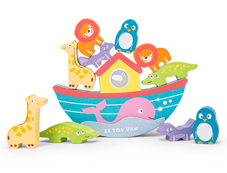 Magnify Image Le Toy Van Wooden Balancing Noah's Ark - Le Toy Van : Noah's Balancing Ark (460x460), Png Download