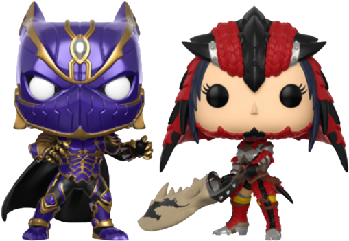 Marvel Vs Capcom - Funko Pop Black Panther Vs Monster Hunter (541x541), Png Download